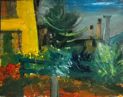 Julius Wasserstein, Untitled, 1952, oil on canvas