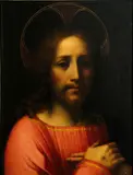 Christ the Redeemer by Andrea del Sarto, oil on canvas laid down on panel, offered May 2014