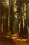 Benjamin Champney, Path through the forest