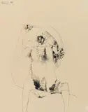 Leonardo Cremonini, Donne che si copre al sole