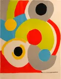Soleils by Sonia Delaunay, 1970, Color lithograph on wove paper, sold May 2014