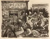 José Clemente Orozco, Masked Dancers (Pulqueria) (H. 11)