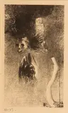 Odilon Redon, Frontispiece, from La Damnation de L'Artiste (M. 104)
