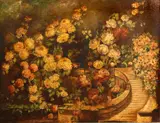 A view of a garden by Italian School, oil on canvas, offered Apr 2014