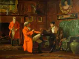 William Verplanck Birney, A story gains by telling, oil on canvas