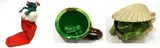 David Gilhooly, Frog in a mug, 1971; Frog in a stocking , 1979; Frog in a half-shell
