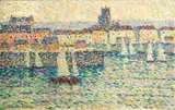 Jeanne Selmersheim-Desgrange, Côte d'Azur, oil on canvas