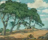 William Wendt, The top of the hill near San Luis Obispo