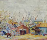 Louis Siegriest, Mexican backyards, Dallas, Texas