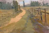 Yellow path by Selden Connor Gile, oil on canvas board, sold Apr 2014