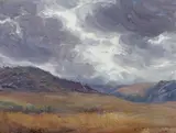 Joseph Kleitsch, Approaching storm, oil on canvas