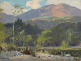 Elmer Wachtel, Hills in the sunlight (Landscape)