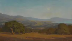 Leonard Lester, First light near Santa Barbara, 1905, oil on canvas