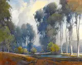 Percy Gray, Eucalyptus on a pond