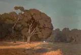 Granville Redmond, In the afternoon, Menlo Park, California
