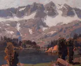 Sierra snow, Bishop by Edgar Alwin Payne, oil on canvas, sold Apr 2014
