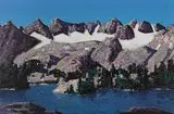 Conrad Buff, Snow-capped mountains above Lake Mary, Eastern Sierras