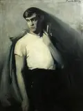 Frank Mason, Portrait of Jack Brock, 1947, oil on canvas