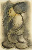 Frans Martin Claerhout, Walking figure; Drinking figure (2)