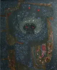 Rodolfo Nieto, Miedo en la Mariposa, 1980, oil on canvas