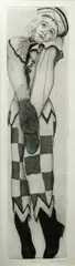 Jan de Rooster, Clown, n.d., Etching on Fabraino paper