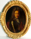 A portait of a nobleman, wearing armour, bust-length by French School, oil on canvas, offered Feb 2014