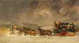 Charles Cooper Henderson, The Louth London Royal Mail, oil on canvas