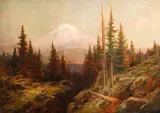 View of Mt. Shasta by Thomas Hill, oil on canvas, sold Feb 2014