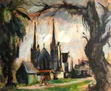 Dan Lutz, Twin steeples of St. Agnus