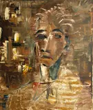 Ferdinand Pire, Portrait of Rudolf, 1963, oil on canvas