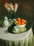 Alexander Popoff, Still life with oranges, 2008, oil on canvas