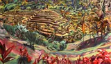 Susan Louise Shatter, Balinese Valley, 1988, oil on canvas
