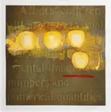 Deborah Oropallo, Number Work, 1990, Color etching and aquatint on wove paper