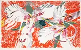 James Rosenquist, In Celebration of the 40th Anniversary of the Brandeis University National Women's Committee (not in Glenn), 1988, Screenprint with offset color lithography on wove paper