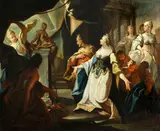 Austrian School, A king and queen before a pagan altar