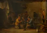 A tavern interior with figures by David Teniers the Younger, oil on panel, offered Jan 2014