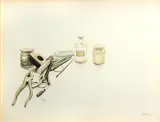 Stefan Beltzig, Artist's Tools, 1978; Tools with Brush, 1978 (2)