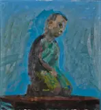 Clifton Peacock, Platform, 1984, oil on board