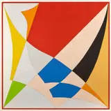 Jeremy Gilbert-Rolfe, Red, from Yellow, Grey, Blue, Black, Red and White series, 1985, Color screenprint on wove paper