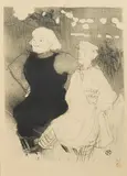 Au Moulin Rouge: L'Union Franco-Russe (W. 40; D. 50; Adr. 53) by Henri de Toulouse-Lautrec, 1893, Lithograph on wove paper, sold Jan 2014