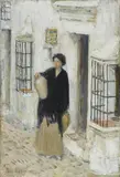 Childe Hassam, Woman in a Doorway