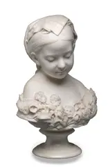 La Petite Pensée by Thomas Ball, marble, sold May 2014