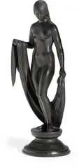 Briseis by Paul Manship, bronze with dark brown patina, sold May 2014