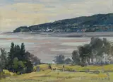Robert Pilot, Jacamie, At Very Low Tide, oil on board