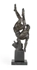 Phaeton II by Donald De Lue, bronze with brown patina, sold May 2014