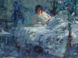 Richard Schmid, Woman on bed