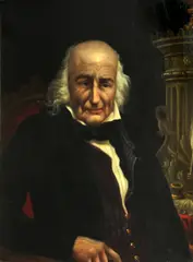 California School, Portrait of Giuseppe Ghiradelli, oil on canvas