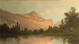 Carl von Perbandt, Entrance to Yosemite Valley, oil on canvas