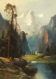 Frederick Ferdinand Schafer, Study for Yosemite Valley
