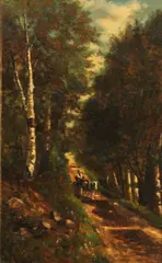 Frank Henry Shapleigh, On Thorn Hill Road, New Hampshire, 1887; Mount Washington from the brook near Crawford House, 1887 (a pair)